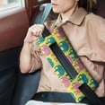 thumbnail image 2 of Chest Protector After Surgery - Elephant and Sunflowers Retro Artwork - Ideal for Elderly Individuals with Rib Fractures, 2 of 7