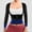 Blue, variant on Women Waist Trainer Hot Neoprene Shirt Sauna Suit Sweat Body Shaper Jacket Top Zipper Long Sleeve Compression Shirts