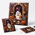 thumbnail image 4 of Diamond Art Kits for Adults, Halloween Diamond Art, Halloween Decor Ghost Pearl Art Kit, Pre-Framed DIY Rhinestone Painting Decor Beginner DIY Seasonal Party Gift 3D Pearl Sparkle A, 4 of 7