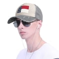 thumbnail image 5 of Men Women North Carolina Flag Distressed Twill Cotton Baseball Cap Vintage Adjustable Dad Hat, 5 of 7