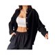 thumbnail image 1 of Txlixc Traje de 2 piezas para mujeres, cuello de solapa de manga larga, camisa de una sola fila Txlixc  moda, 1 of 5