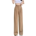 thumbnail image 2 of Rinsvye High Waist Cover Belly Look Thin Loose Casual High Waist Large Size Straight Loose Casual Suit Pants Deer Leggings Plus Size Yoga Pants For Women Soft Womens Sweatpants 2Xl Pants Plus Pants Co, 2 of 5