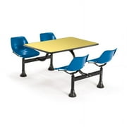 OFM 1003-BLUE-YLW Cluster Table with Laminate Top, Blue & Yellow