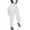 White, variant on EDFBUYKRS Female Women Pants Casual Baggy Cargo Pants Women Petite Womens High Waisted Pleated Casual Pants with All Work Attire Foot Pants M