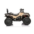 thumbnail image 3 of Licensed 24V Can Am Outlander Kids Ride on ATV, Rubber Tires, Leather Seat, 3 of 5