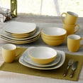thumbnail image 3 of Noritake Colorwave Mustard 16-Piece Square Dinnerware Set, Service for 4, 3 of 7