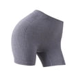 thumbnail image 2 of Pantalones Cortos De Yoga Para Mujer Pantalones Cortos De Entrenamiento De Cintura Alta Para Entrenamiento De Gimnasio En Casa L XL Gris Claro Sunnimix pantalones cortos de yoga, 2 of 8