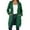 A-Green448, variant on Women's Full Zip Hooded Long Cardigans Relaxed Fit Dual Pocket Duster Coat Soft Casual Everyday Outerwear