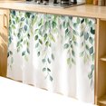 thumbnail image 2 of Spring Eucalyptus Leaves Cabinet Curtain 35"Wx35"L, Dustproof Under Sink Skirt with Self Adhesive Tape, Botanical Summer Cabinet Curtain Cover for Kitchen Sink, Bathroom Vanity, Laundry Room, 2 of 9