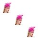 thumbnail image 1 of Qarigey Flor del pelo Tocados de boda Mano de obra fina Ahorro de espacio Adorno para el cabello Fiesta Nupcial Cabeza Colgante Rosa claro Type1 NO1, 1 of 6