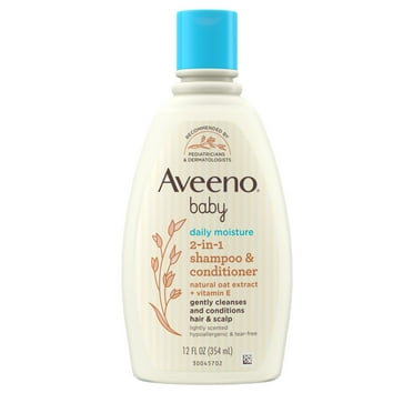 Aveeno Baby Daily Moisture 2-in-1 Shampoo & Conditioner, 12 fl. oz