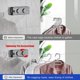 thumbnail image 4 of Retractable Clothesline with 2 x 5M Stainless Steel Line, Adjustable for Indoor and Outdoor Use, 4 of 5