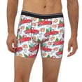 thumbnail image 2 of Disketp Watercolor Red Truck And Fir Tree Men's Boxer Briefs Men’s Underwear Boxer Briefs for Men, 2 of 7