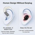 thumbnail image 5 of Auriculares Bluetooth sin tapones para los oídos, auriculares manos libres con cancelación de ruido y gancho para la oreja con micrófono, 5 of 5