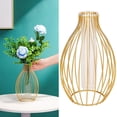 thumbnail image 4 of Florero , maceta de , terrario, soporte geométrico de Metal, florero de , Estilo 1 Dorado Macarena jarrón hidropónico, 4 of 7