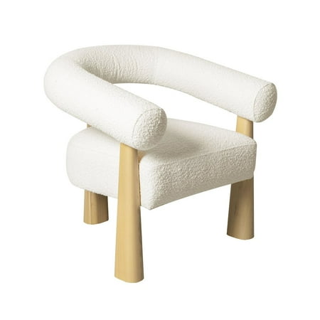 TOV Furniture Spara Cream Performance Boucle Accent Chair