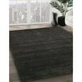 thumbnail image 2 of Ahgly Company Indoor Square Contemporary Charcoal Black Abstract Area Rugs, 3' Square, 2 of 6