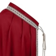 thumbnail image 4 of LEKWK Mens Medieval Half Shoulder Cape Renaissance Cloak with Embroidered Trim Lightweight Classic Halloween Costume Gothic Wizard Cosplay, 4 of 4