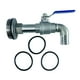thumbnail image 3 of Grifo para bidón, válvula para tanque IBC, accesorio G2" con juntas, adaptador de salida de agua de 2" Base Convexa 25mm, 3 of 9