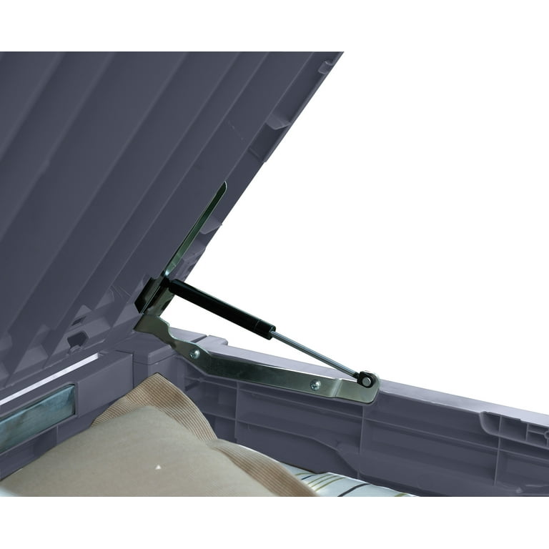 Keter Eastwood 150 Gallon Deck Box, Resin Wood Look Brown, 53 OFF