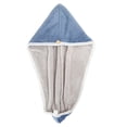 thumbnail image 1 of Bolsa de toalla diadema absorbente de secado rápido con botón, adecuada para cabello rizado, cabello largo y gorro de pelo grueso (1 PCS), 1 of 5