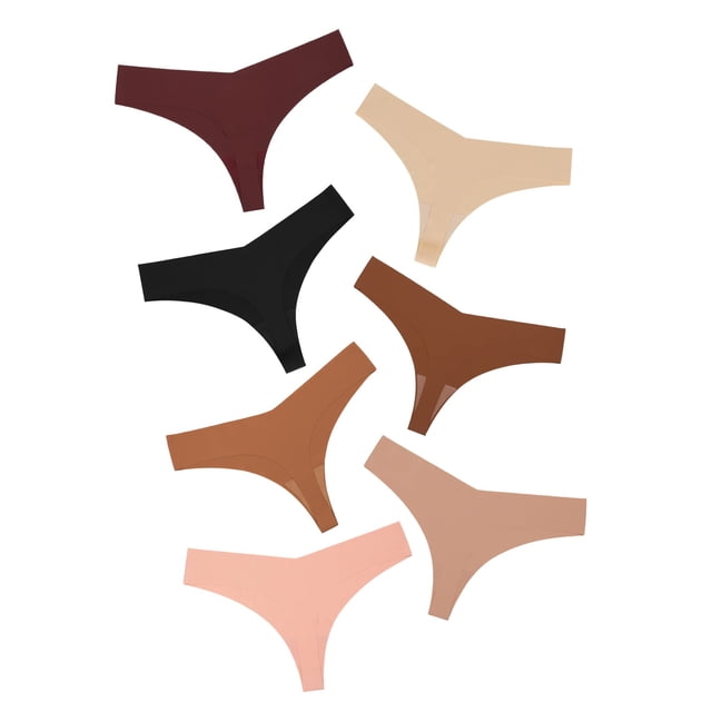 Tangas DEANGELMON, ropa interior sin costuras para mujer, paquete de 7