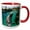 Red/White, variant on 3drose, Bottlenose Dolphin, 15oz Mug