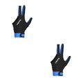 thumbnail image 1 of Guante de billar Wosthever Snooker Billiard Left Hand Open Three Azul L 2piezas, 1 of 1