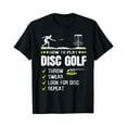thumbnail image 1 of Comment Jouer Disque de Golf Frisbee Disque de Golfeur Humour T-Shirt de Golf - Blanc - L, 1 of 4