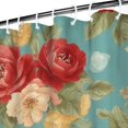 thumbnail image 3 of Pioneer Flower Floral Print Pattern Shower Curtain 72"x72" ,Bathroom Decorative Shower Curtains Set with 12 Hooks,Modern Waterproof Washable Shower Curtain, 3 of 6
