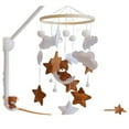 thumbnail image 4 of Felt Bear Moving Crib Toy for Baby Bedroom Hanging Decor Cute and Safe for, 4 of 6