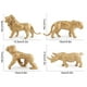 thumbnail image 3 of Bearachild 7 piezas estatuas de animales bosque jungla niño vida silvestre simulada aprendizaje figuritas en miniatura conjunto artesanía decoración Decoración Bearachild HA064298-00, 3 of 6