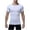 #White, variant on DPTALR Men's Summer Solid Color Athletic Fit Crew Neck Short Sleeve Training T-shirt,Black, M