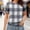 Navy, variant on Ytndtr Women's Fashion Summer Clothing Printed Blouse Short Sleeves Round Neck Top