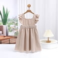 thumbnail image 1 of LIJCC Robe en Velours Côtelé Sans Manches à Volants pour Filles, Robe Décontractée pour Enfants à Encolure Carrée, Robe de Fête à Volants, Mignonne Uniforme Scolaire, Tenue de Jeu pour Enfants, Robe Débardeur Ample à Bretelles, 1 of 4