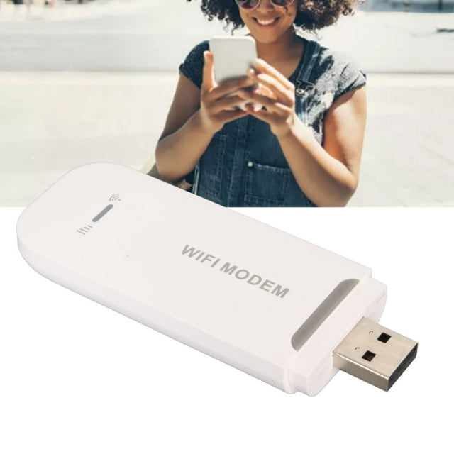 4G LTE USB WiFi Modem,Router with SIM Card Slot, 150Mbps Speed, Support 10 Users, 3G/4GUSB Modem for Office, Travel, Home