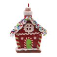 thumbnail image 4 of Figura colgante de casa de pueblo navideña, adorno navideño para oficina y hotel. Estilo B, 4 of 9