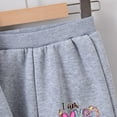 thumbnail image 5 of Gubotare Toddler Outfits for Girls Girls Graphic Jogging Suits Sweatsuits 2 Piece Set Hoodie and Sweatpants Fall Winter Clothes 2T 3T (Grey,2-3 Years), 5 of 7