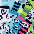 thumbnail image 2 of Colorfut Women's Fashion Novelty Animal Characters Cartoon Cat Panda Penguin Crew Socks WC53-AB, 2 of 5