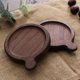 thumbnail image 1 of 2pcs Wooden Round for Insulation Non- Pads High - Mat for Coffee Home Cafe Use Natural Grain Design, 1 of 5