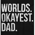 thumbnail image 2 of Worlds Okayest Dad Fathers Day Family Zip Hoodie Sweatshirt Men Brisco Brands S, 2 of 5