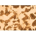 thumbnail image 1 of Ahgly Company Indoor Rectangle Abstract Orange Modern Area Rugs, 7' x 10', 1 of 4