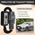 thumbnail image 4 of 2x Dynamic Turn Signal Indicator LED Taillight Module Fits for Yaris 2022, 4 of 5