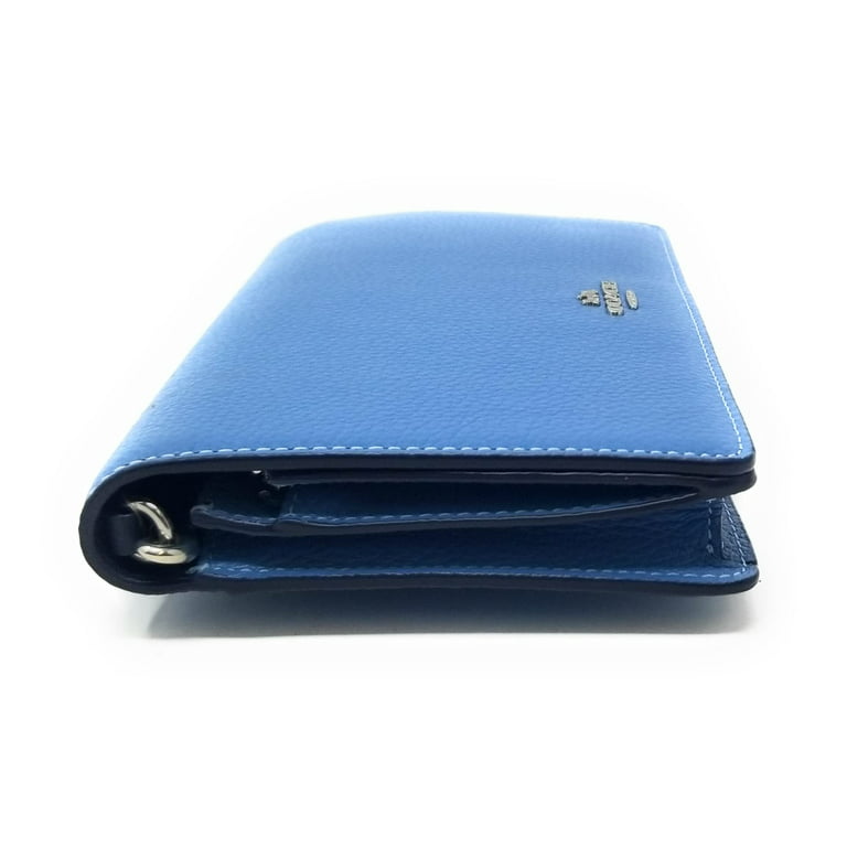 Coach, Bags, Coach Small Trifold Walletsvpacific Blue