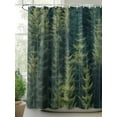 thumbnail image 3 of Green Forest Bathroom Curtain 78 Inch Shower Curtain with Hooks, Pine Tree Summer Botanical Modern Art Waterproof Polyester Bath Curtain Washable Bathtub Curtain 54''x 78'', 3 of 6