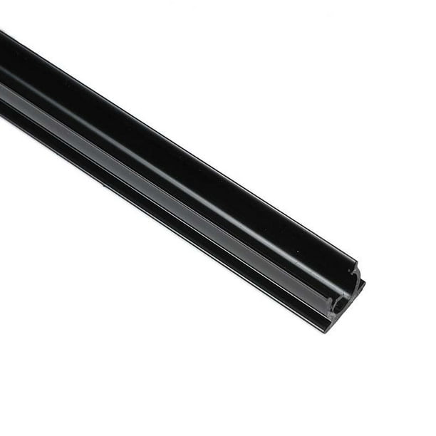 Novelty Lights 1/2" Rope Light Track, Mounting Rope Light, PVC Plastic, Black, 4 Foot, 40 Pack