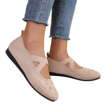 

CPNG Walking Shoes for Women s Ethnic Casual Shoes Summer Fashion Hollow Breathable Flat Heel Soft Sole Casual Shoes Cool and Comfortable shoe