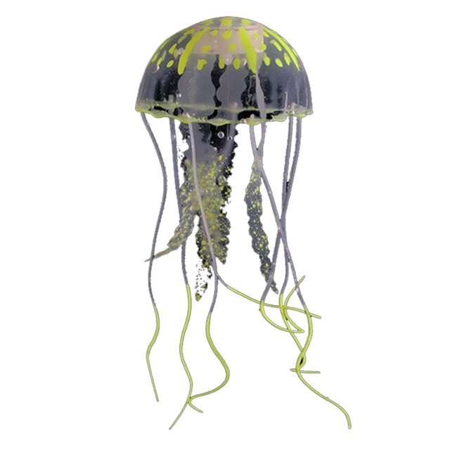 Artificial Jellyfish Realistic Silicone Luminous Jellyfish Fish Tank Decoration