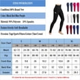 thumbnail image 5 of High Waist Yoga Pants Fitness Leggings Women Tummy Control Stretch Workout Sports Pants w/ Pocket, Gray S, 5 of 7