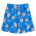 thumbnail image 2 of Kids Soccer Ice Cream Print Shorts Elastic Waist Beach Swim Trunks Sizes 100 160 Fit Ages 2 14, 2 of 4